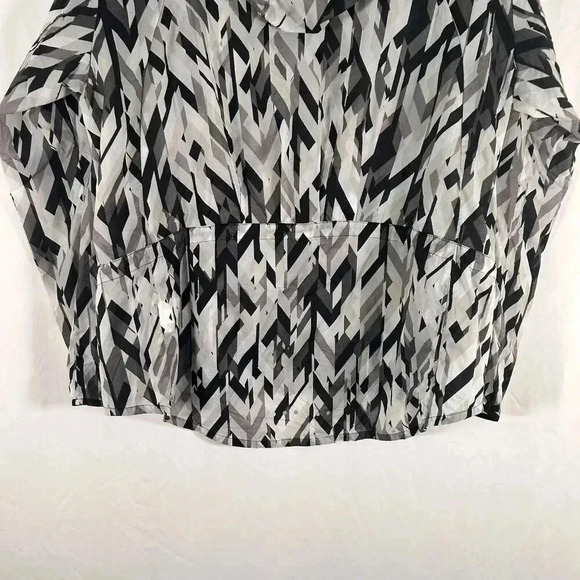 Nike Lightweight Hoodie Women's XL Black White Full Zip Long Sleeve Pockets - Picture 10 of 10